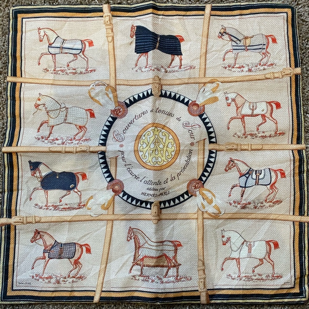 An Hermès pillowcase.